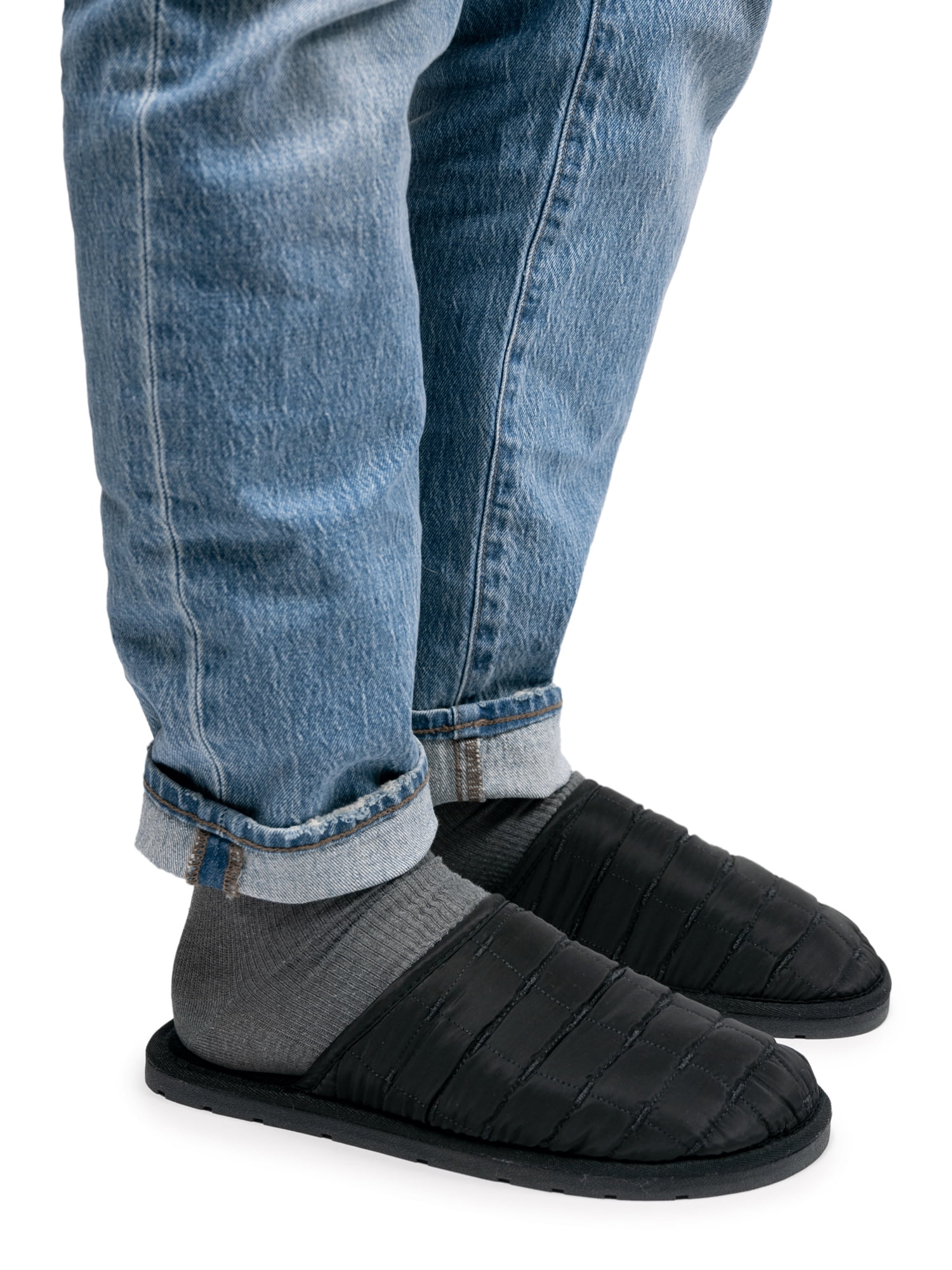 MUK LUKS Men's Grant Quilted Scuff Slipper