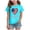 Sky Blue, variant on Zshosam 4th of July Shirt Girl Kid 4th of July T-Shirts Boys Girls American Flag Shirt Patriotic Top Short Sleeve Tees Size 5T 6T ,(Blue 5-6 Years )