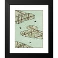 thumbnail image 2 of Watanabe Seitei 14x18 Black Modern Framed Museum Art Print Titled - Sky Illustration, 2 of 5