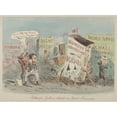 thumbnail image 3 of John Leech 18x14 Black Modern Framed Museum Art Print Titled - Lilthorpe's Gallant Attack on Street, Nuisances (1830-64), 3 of 5