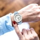 thumbnail image 5 of Moda casual reloj impermeable reloj de cuarzo mujer niñas correa de cuero reloj muñeca reloj decorativo reloj, 5 of 7