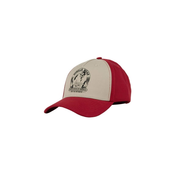 Buckley Cap - Red/Beige
