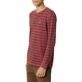 thumbnail image 3 of Chaps Men's Long Sleeve Striped Slub Jersey Henley -Sizes XS up to 4XB, 3 of 3
