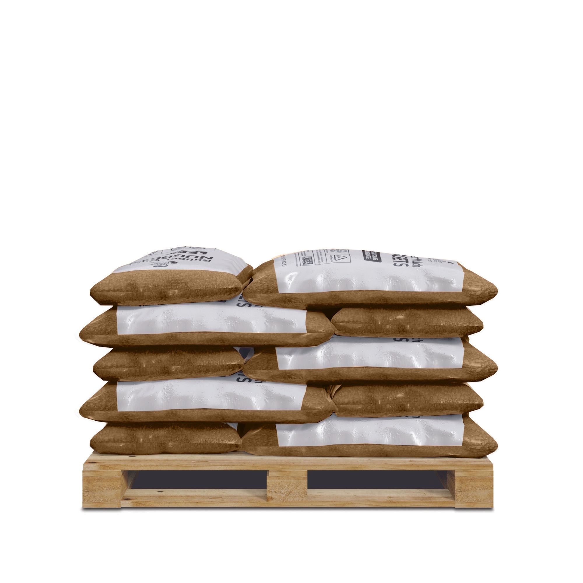 GroundSmart 12+ Year Cypress Rubber Mulch, 37.5 Cu Ft