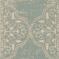 thumbnail image 5 of SAFAVIEH Outdoor LND174L Linden Collection Cream / Aqua Rug, 5 of 7