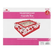 Way To Celebrate Valentine's Day Cupcake Box