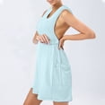 thumbnail image 4 of Women's Summer Casual Sleeveless Jumpsuit With Adjustable Straps And Pockets Loose Fit Playsuit Shorts off Shoulder Romper Casual Outfits for Women Mesh Jumpsuits for Women plus Size Romper Sequin, 4 of 7
