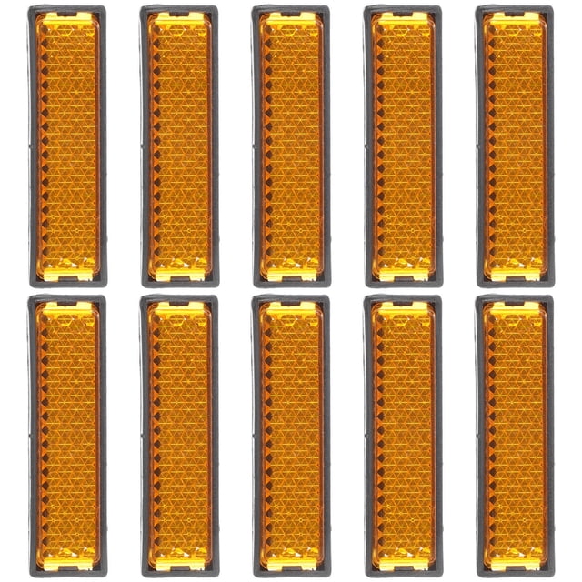 unbranded 20Ud Reflectores Para Pedales De Bici En Plástico Multicolor Y Advertencia Compactos