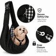 thumbnail image 5 of Pet Carrier for Small Dogs and Cats Pet Sling Carrier Adjustable Strap, Comfortable Sling Design for Dog Travel Bag and Puppy Carrier Black, 5 of 7
