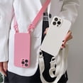 thumbnail image 2 of Crossbody Necklace Strap Lanyard Cord Soft Silicon Phone Case For iPhone 13 12 Mini 11 14 Pro Max X XR XS Max 7 8 Plus SE3 Cover xuanjing unisex, 2 of 2