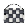 thumbnail image 3 of Handbag Travel Bag Cosmetic Bag 9×6.3×6.7in Multi-Function Bag Large Capacity For Camping Travel Family Travel Darkgray Checked Hand-Drawn Sketch_2, 3 of 6