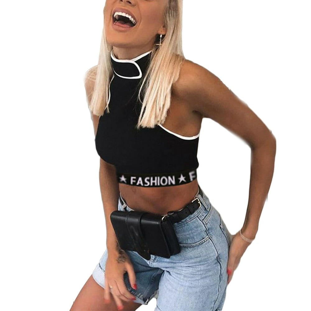 turtleneck halter