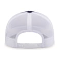 thumbnail image 5 of Pacific Headwear 104C Trucker Snapback Cap-True Navy/White/True Navy-One Size, 5 of 8