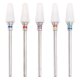 thumbnail image 1 of BRIGHTFUFU 5pcs Brocas para uñas Molinillo de cerámica Limas para uñas Juego de cabezal de lijado Color aleatorio, 1 of 1