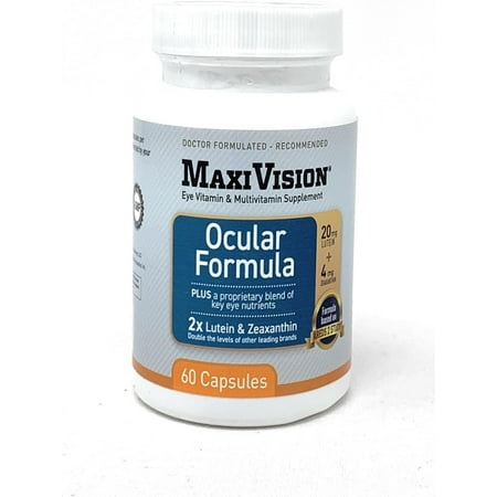 MaxiVision Ocular Formula AREDS2 Eye Multi Vitamins Lutein Zeaxanthin 60 ct.