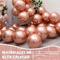 thumbnail image 4 of Globos negro Metálicos, Kit de Arco de Guirnalda de Globos, 100 Piezas Kit de Globos de Fiesta para Feliz Cumpleaños Boda Aniversario Fiesta (blanco), 4 of 4