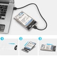 thumbnail image 3 of Injueey Carcasa HDD transparente SSD, adaptador externo de carcasa mecánica de estado sólido, dispositivo móvil portátil de alta velocidad Type7 NO7, 3 of 6