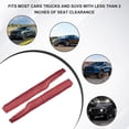 thumbnail image 4 of 2 PCS Leather Car Seat Gap Filler, Seat Crevice Plug Blocker to Fill Gap Between Seat and Console, Universal Auto Seat Gap Filler Organizer Stops Things from Dropping (Wine Red), 4 of 5
