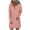 Pink, variant on Gspmoly Dresses for Women, Autumn and Winter Long Sleeve Dress for Women Hooded Solid Casual Dress Women'S Formal Dresses Holiday Deals