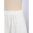 thumbnail image 5 of Haitryli Girls Kids Boys Cargo Shorts Hip-hop Fashion Clothing And Work Pants Gymnastic Trunk Gym Bottoms White 130-M, 5 of 6