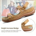 thumbnail image 5 of Htwon Women Premium Orthopedic Open Toe Sandals Summer Beach Holiday Casual Shoes, 5 of 25