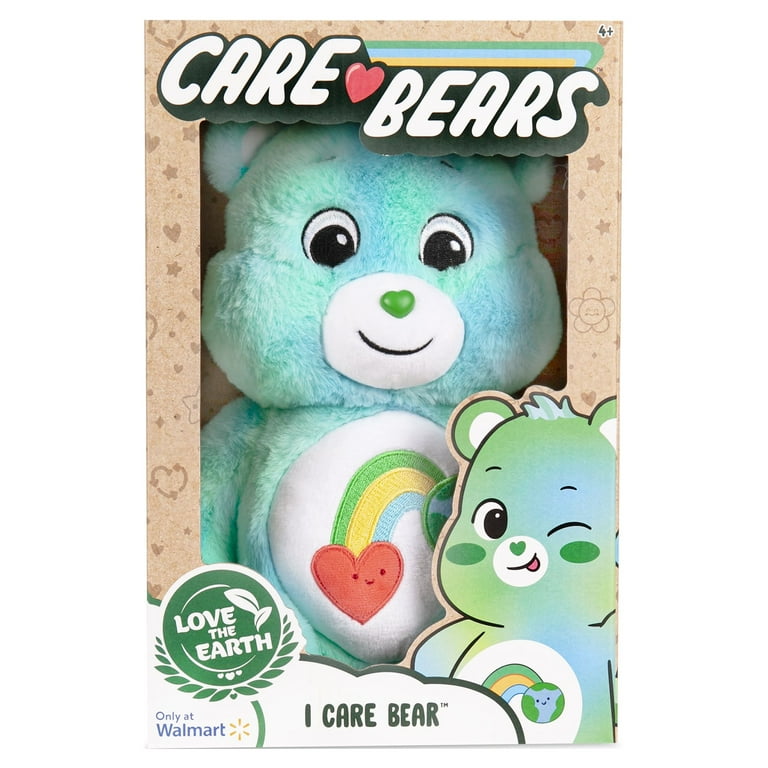 Care Bears 14 Plush - I Care Bear - Soft Recycled Material!