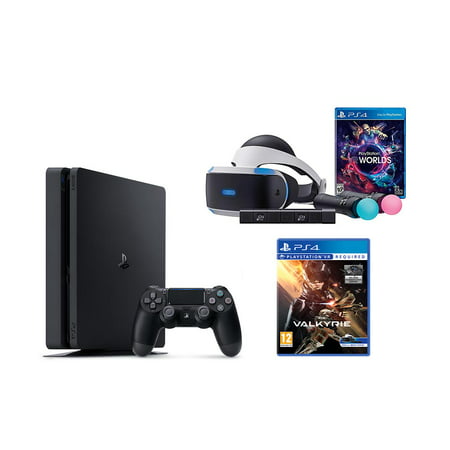 PlayStation VR Start Bundle 3 Items:VR Headset,Move Controller,PlayStation Camera Motion Sensor,PlayStation 4 and VR Game Disc PSVR (Best Ps Move Games)