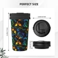 thumbnail image 3 of Logiee Retro Truck Print Stainless Steel Coffee Tumbler, Travel Coffee Mug, Insulated Coffee Mug with Lid, Spill Proof Coffee Cup, Portable Thermal Mug, 3 of 8