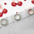 thumbnail image 4 of Manfei Watercolor Cherry Bow Blackout Curtains Set of 2 (52x84 Each), Cute Love Heart Window Curtains for Girls Women, 4 of 6