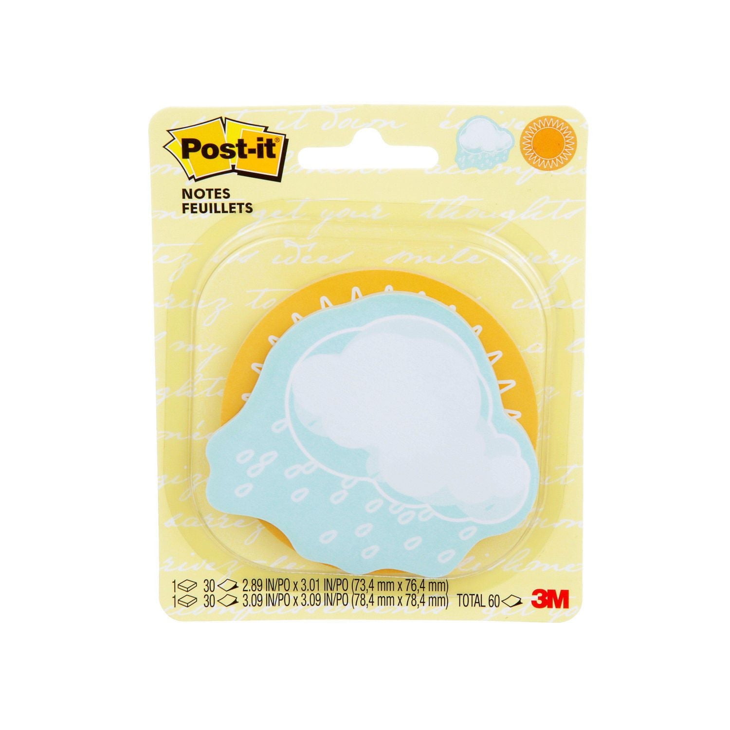 Post-it® Notes BC-2030-RBO, Die Cut Shapes - Walmart.ca