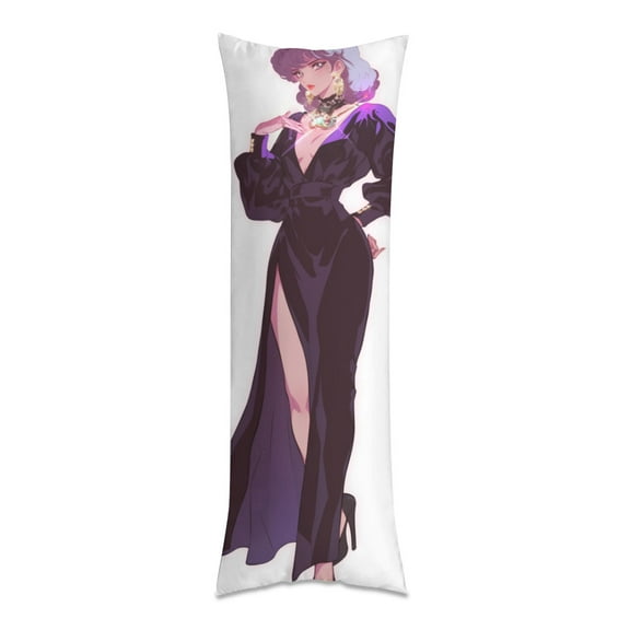 Elegant Woman Anime Body Pillow Cover Long Pillow Case Protector Decorative Bedding Soft Large Pillow Cases Covers for Bedroom,Couch,Sofa,20x54inch