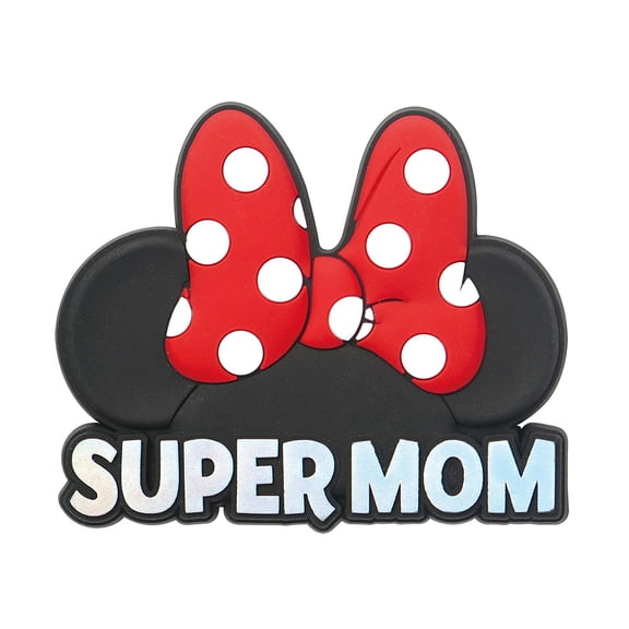 Magnet - Disney - Minnie Head - Super Mom - RED/PINK 85612