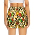 thumbnail image 3 of Picia Kittens With Maple Leaves Pattern Women's 2 in 1 Athletic Running Shorts High Waisted Workout Casual Gym Sweat Shorts with Comfy Liner Zipper Pockets-Large, 3 of 9