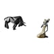 thumbnail image 5 of Escultura Moderna De Resina De Un Toro Y Una Mujer Tribal Africana. Figura Abstracta Coleccionable Para La Entrada, Mesa, Escritorio, Estante, Oficina O Estudio., 5 of 8