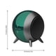 thumbnail image 5 of Sidaley Minialtavoz inalámbrico Bluetooth 5,0 Audio hogar exterior portátil Metal estéreo sonido Radio con carcasa bajo radiador al aire libre hogar Cables de audio/vídeo verde, 5 of 6