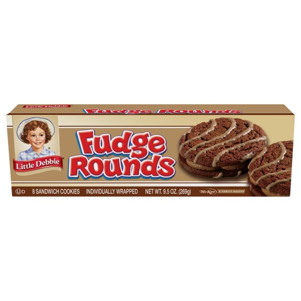 Little Debbie Snacks Fudge Rounds, 8ct