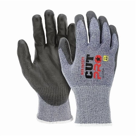 Mcr Safety VF,CutRes Glves,Blk/Bl,XL,60JA74,PR VP92793PUXL