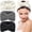 White, Light Gray, Black, variant on 3 Pieces Wash Face Headband Makeup Spa Headband Towel Terry Hair Bands Microfiber Bowtie Headbands Shower Facial Adjustable Headband for Women