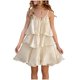 thumbnail image 1 of Vestido de Fiesta de Navidad de las Niñas sin Mangas Multi-Capa Princesa Vestido Largo para Niños Material Suave Lindo Cómodo para Dormir Ocio Diario Gran Regalo, 1 of 7