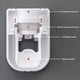 thumbnail image 4 of Dispensador de pasta de dientes Exprimidor de pasta de dientes extraíble para baño Accesorios (gris), 4 of 6