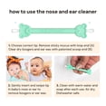 thumbnail image 6 of Oogiebear Baby Nose and Ear Cleaner – Newborn & Infant Dual Snot and Ear Wax Remover Tool for Congestion Relief and Hygiene, Mint Green, 6 of 9