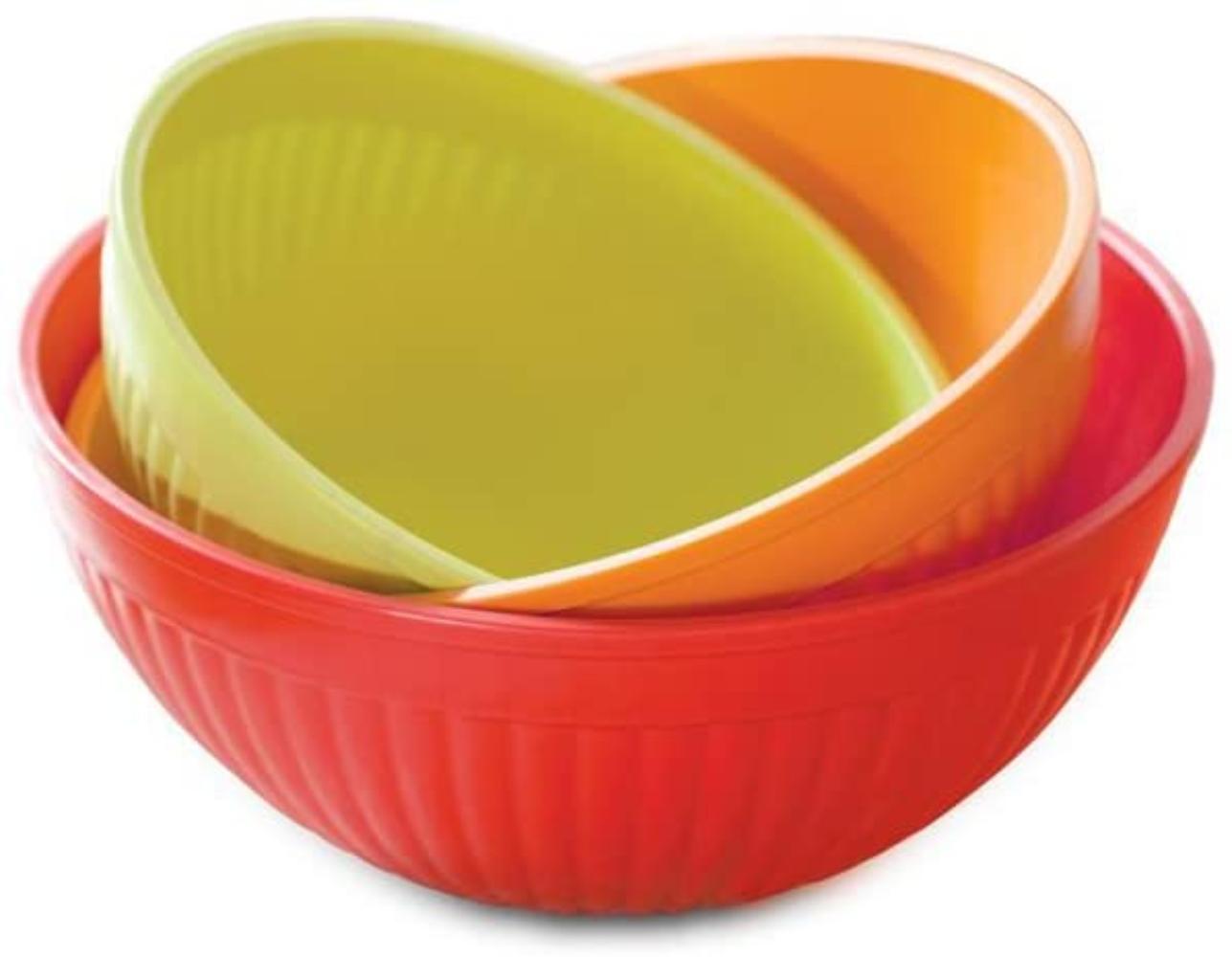 fiesta 3 piece ceramic mixing bowl set fiesta