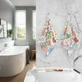 thumbnail image 6 of Dreamtimes Hand Towels Watercolor Gnomes 2 PCS, Cotton Bath Towels Drying Face Hands Body Decorative Water Absorbent Lightweight Washcloth for Bathroom Ktichen Travel Gym, 16"×28", 6 of 7