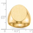 thumbnail image 3 of 14k Men's Signet Ring, 3 of 3