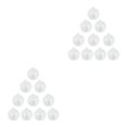 thumbnail image 4 of Ounissouiy 10 unids/set bolas rellenables transparentes bolas de adornos rellenables transparentes árbol de Navidad decoración del hogar adorno de adorno 4cm 2piezas Ounissouiy CBP104334, 4 of 6