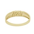 thumbnail image 3 of New Mens .13 cttw Genuine Real Natural Diamond 10k Yellow & White Gold Wedding Ring Band Size 10, 3 of 5