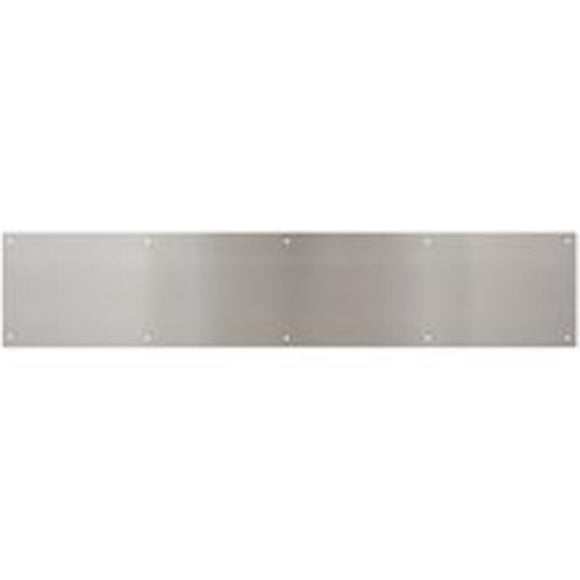 National Hardware 7240963 8 x 34 in. Satin Nickel Kick Plate