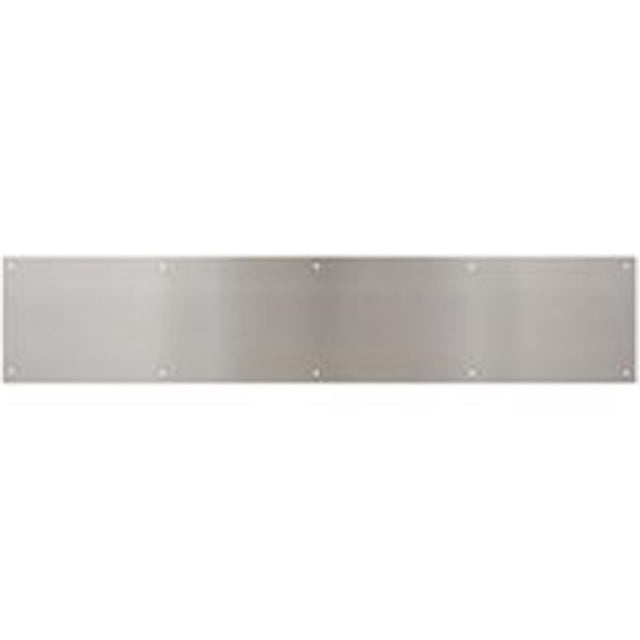 National Hardware 7240963 8 x 34 in. Satin Nickel Kick Plate