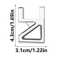 thumbnail image 5 of 1 Pair Horizontal Stand Gaming Accessories Mount Base for UHD DE Bracket Holder Game Console Mount Bracket Base, 5 of 9