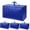 Blue, variant on Djiypn Collapsible Moving Bags - Heavy Duty Boxes with Zippers and Handles, Space Saving Packing Totes for Moving Supplies Storage (90L, 4-Pack, Gray)